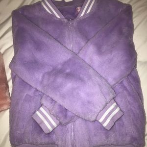 Kokopie Purple Bomber Jacket